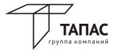 Логотип фирмы - ТАПАС.